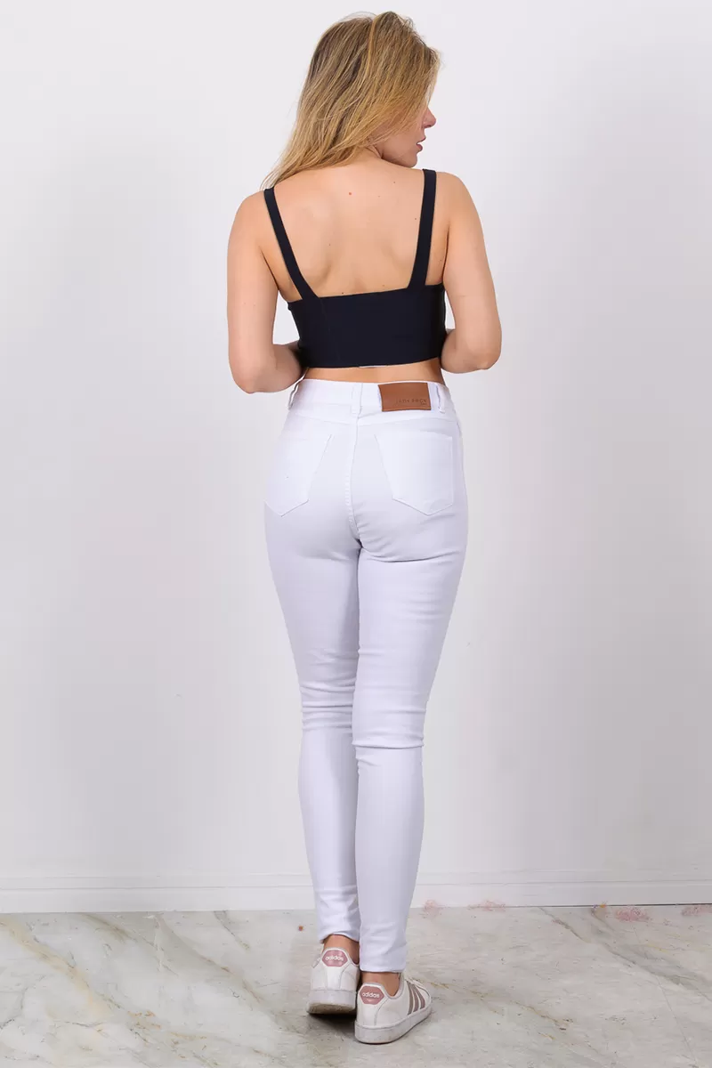 Lady Rock - Pants Lady Rock hot pants White 8487B - 10007680