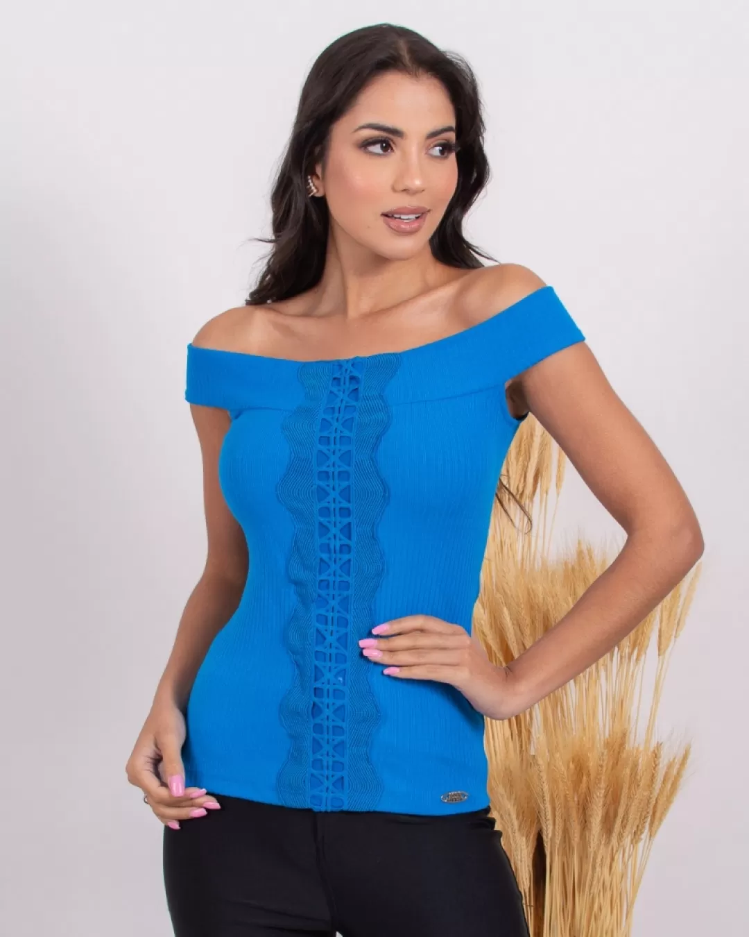 Miss Misses - Miss Misses Shirt with Blue gripir 212182 - 10010507