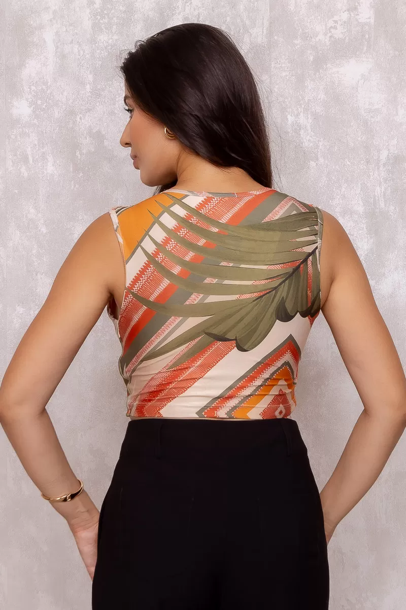 Limone - Body Limone tank top orange pierced - 10004068