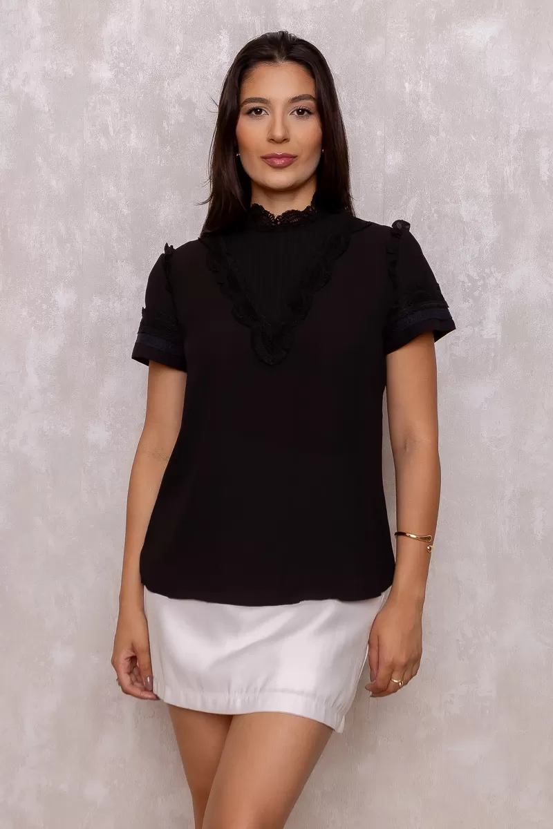 Karmani - Karmani shirt detail gripir Black - 10007727