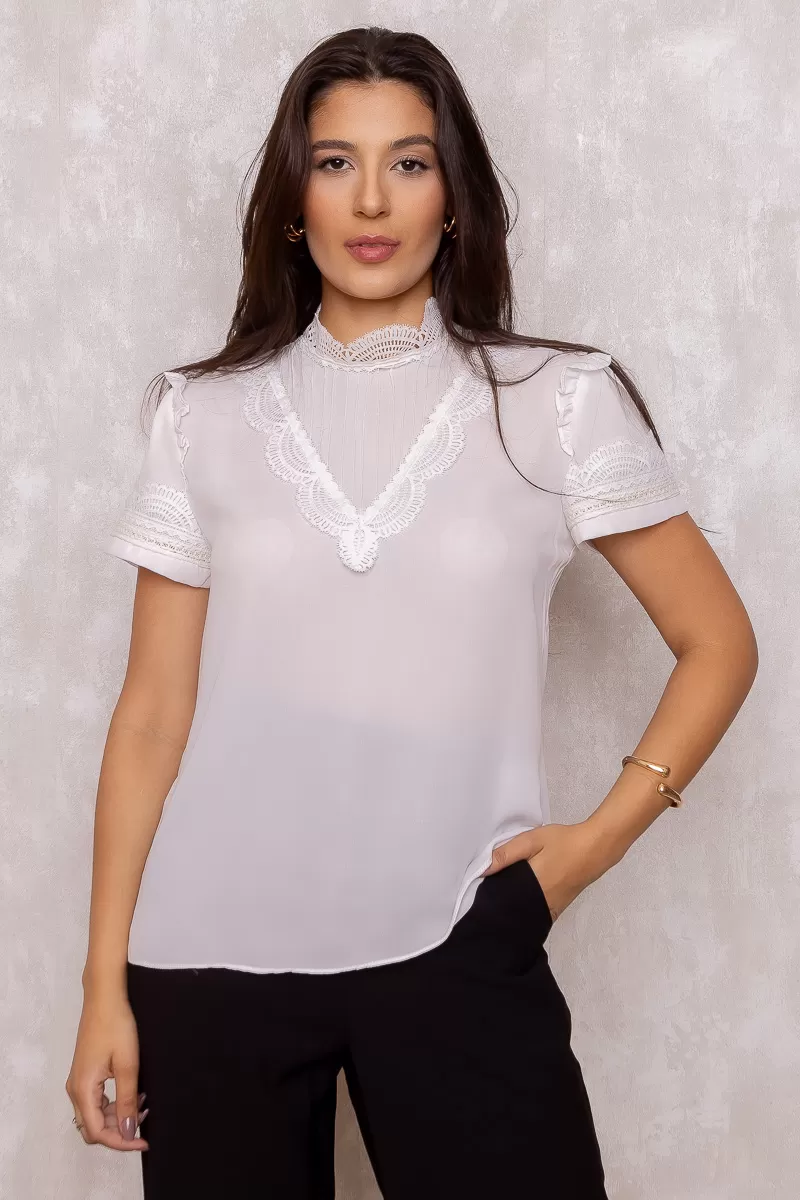 Karmani - Karmani shirt gripir detail Offwhite - 10007763