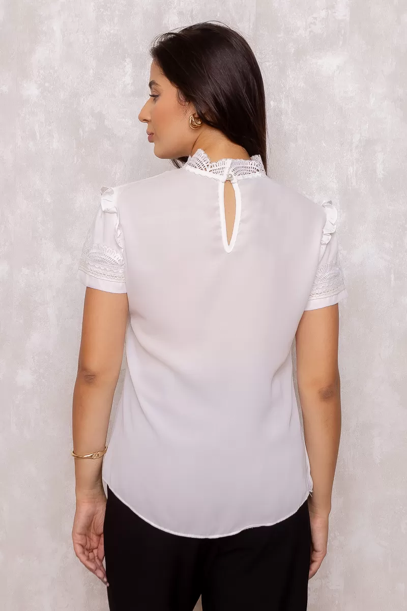 Karmani - Karmani shirt gripir detail Offwhite - 10007763