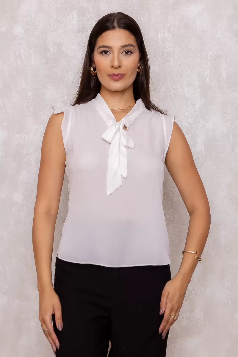 Kesses - Shirt Kesses Sleeve Frill OffWhite - 10008140