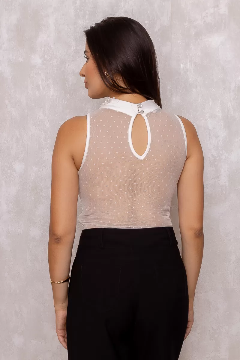 Kesses - Body Kesses Tulle Needlework OffWhite - 10008211