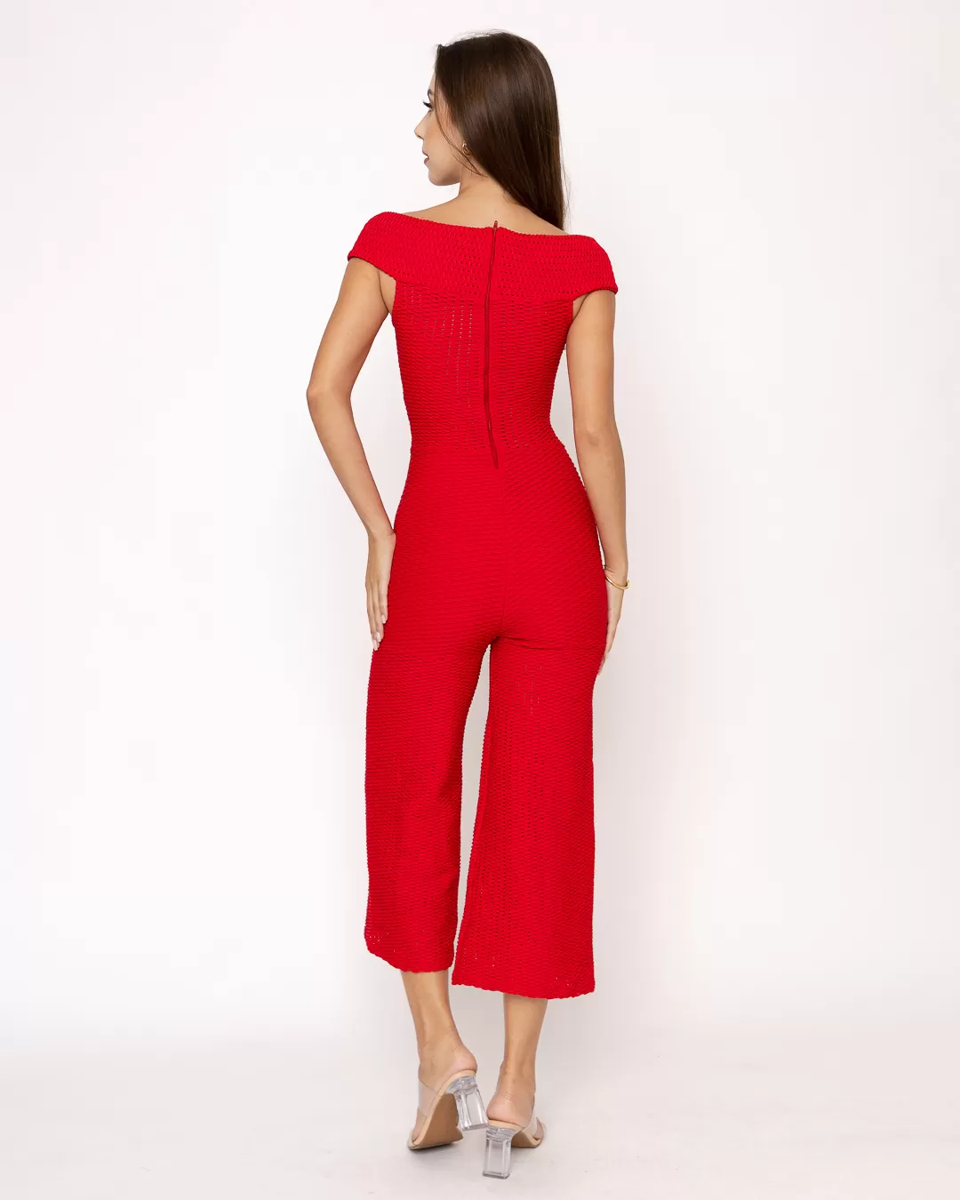 Miss Misses - Macacão Miss Misses ombro a ombro Vermelho - 10005848