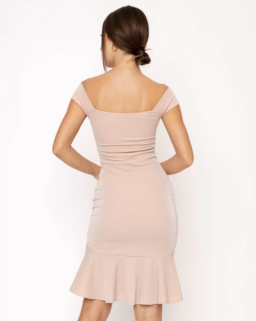 Miss Misses - Vestido Miss Misses Ombro A Ombro Det Metal Rosa - 10006397