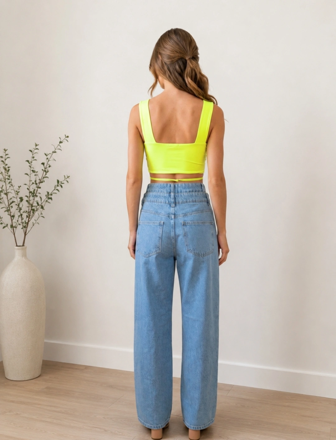 Dot Clothing - Cropped Dot Clothing vazado lateral Verde Claro 0501N - 10007482