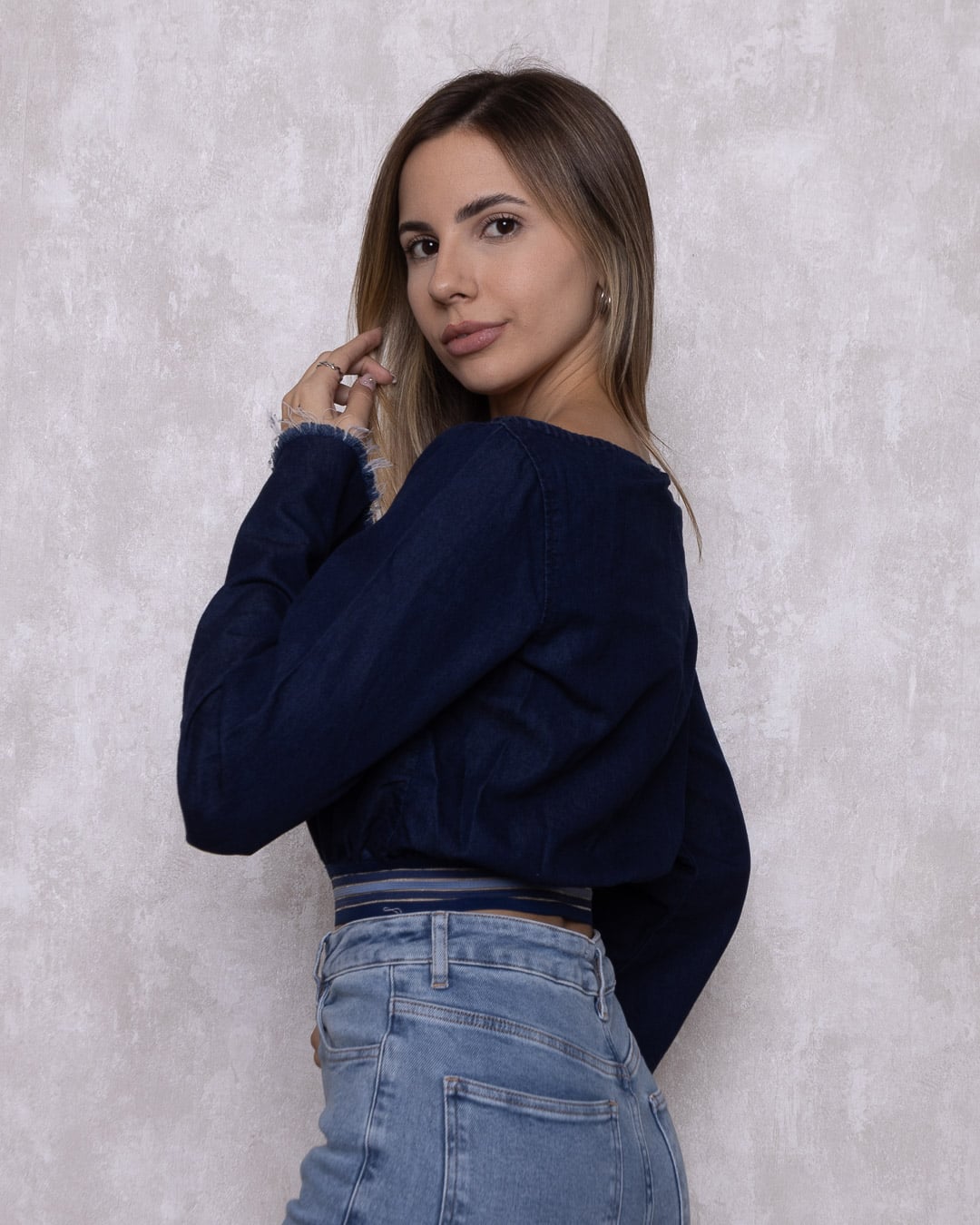 Lady Rock - Cropped Lady Rock elastic waist Dark Blue - 10007750