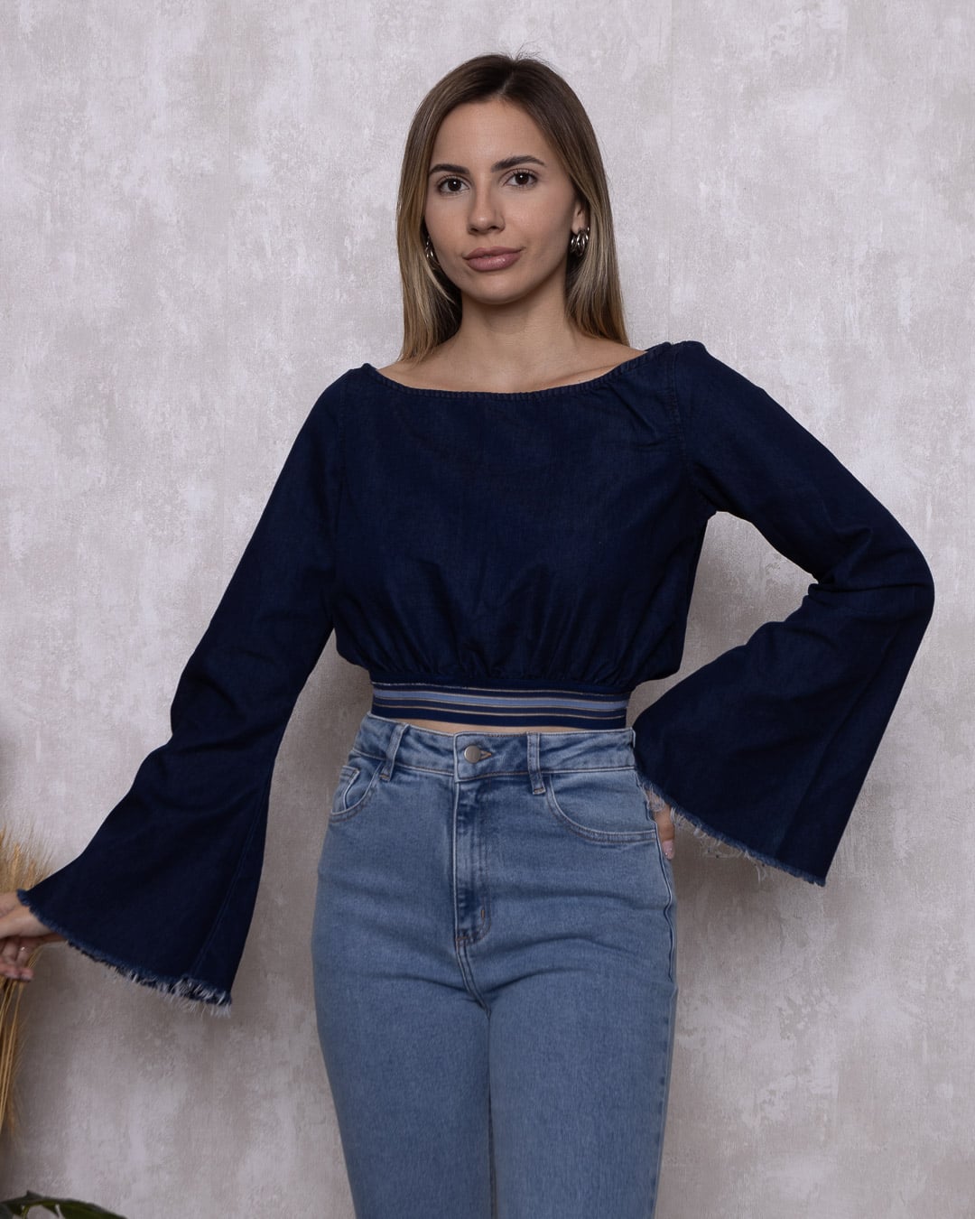 Lady Rock - Cropped Lady Rock elastic waist Dark Blue - 10007750