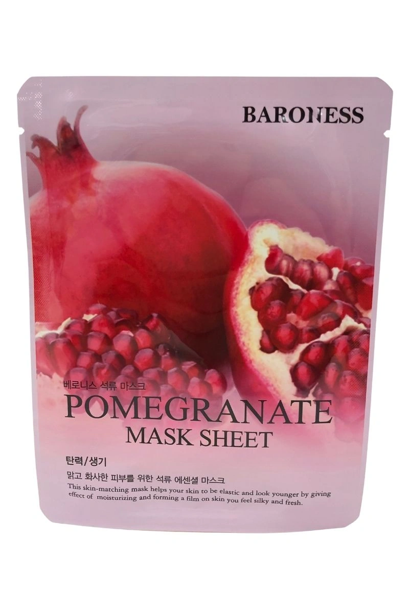 Baroness - Korean Facial Mask Pomegranate Moisturizing Kpop Beauty Normal - MLB1889217084