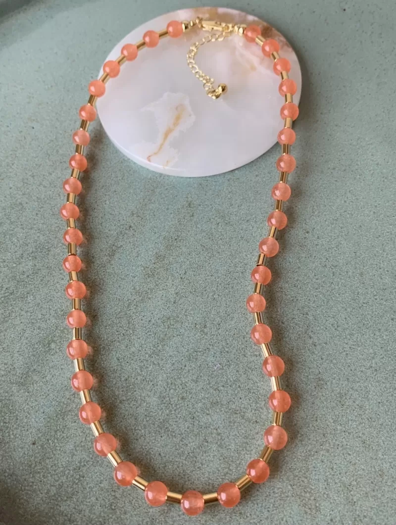 Mikabe - Colar Caribe Laranja - MK593