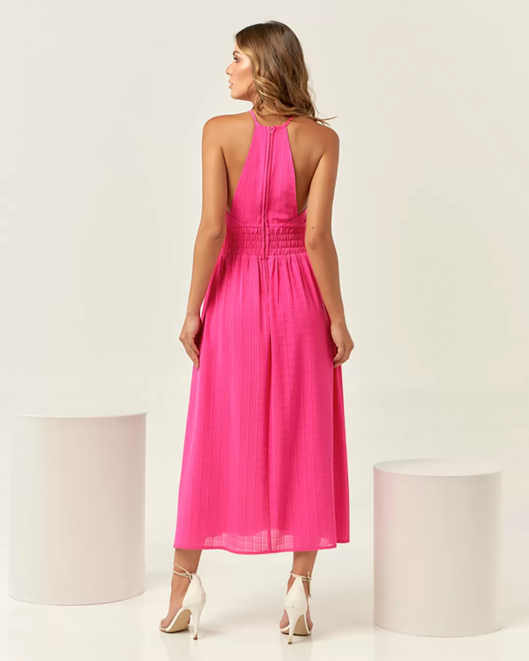 Innocence - Dress Innocence Midi Tank Shirt Cavado Pink - 50625PINK