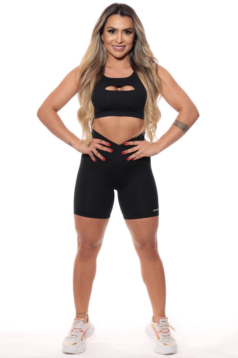 Garotafit - Shorts Adem Preto - SH509A