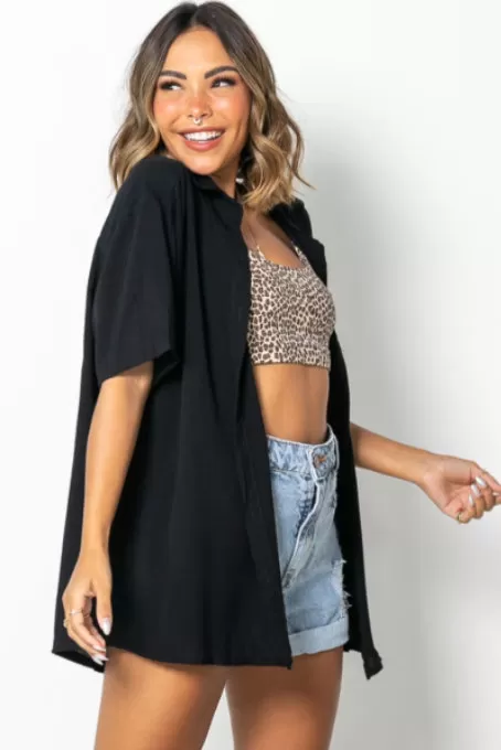 AS8 - Camisa Viscolinho Unissex Lisa - TM001