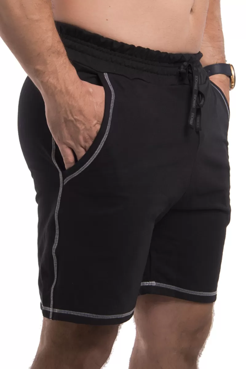 Elastic Power Trincks - Pantalón corto polar para hombre negro - be-010202