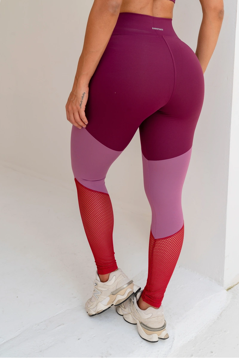 Garotafit - Conjunto Tunes Bordô - FCS215FB