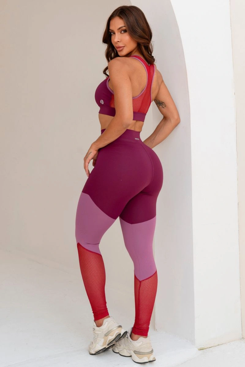 Garotafit - Conjunto Tunes Bordô - FCS215FB