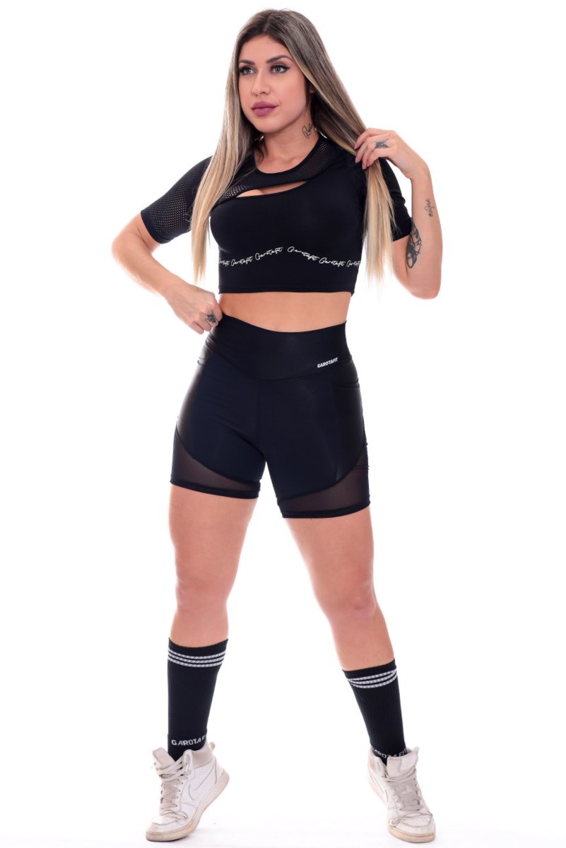 Garotafit - Shorts Elite Preto - SH518A